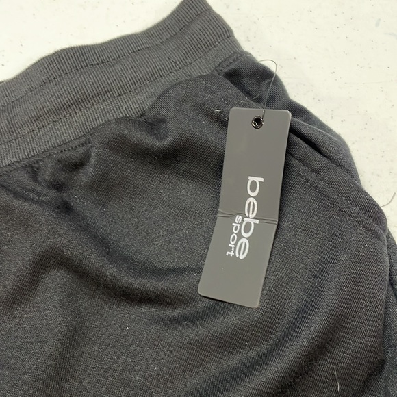 HP! NWT Bebe Sport Black Sweatpants - Picture 5 of 11